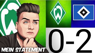 SV Werder Bremen  Mein Statement nach der Niederlage gegen den HSV im Nordderby [upl. by Galvan816]