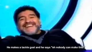 Maradona laughs at Cristiano Ronaldo English Sub [upl. by Eerak]