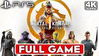 MORTAL KOMBAT 1 KHAOS REIGNS Story Gameplay Walkthrough FULL GAME 4K 60FPS PS5  No Commentary [upl. by Hebert]