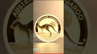 2015 Australian Kangaroo Gold Coin 1 OZ Perth Mint Nugget Münze Känguru [upl. by Anuaf]