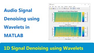 MATLAB Audio Signal Denoising using Wavelet Decomposition [upl. by Eiggem]