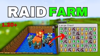 Simple RAID XP Farm For Minecraft 120 Tutorial [upl. by Schuman730]