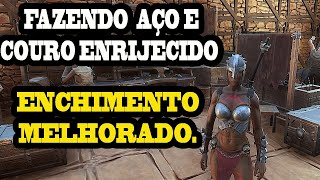 Conan Exiles Aprenda a Fabricar Aço e Couro Enrijecido [upl. by Anialed]