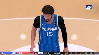 NBA 2K24 FIBA Mode  Latvia vs Gilas Pilipinas Full Game Highlights 4th QTR [upl. by Nyrac]