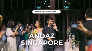 Wedding in Andaz Singapore Updated 2024 Full Day Edit [upl. by Fishback]