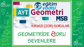 GEOMETRİ  YKS 2022  EĞİTİM VADİSİ  AYT MSB  KIRMIZI ZOR SORULAR  ÜÇGENDE AÇILAR 02 [upl. by Edsel]