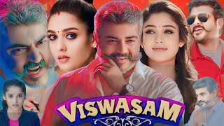 Viswasam Full Movie Hindi  Ajith Kumar  Nayanthara  Jagapathi Babu  Review And Details [upl. by Akinyt864]