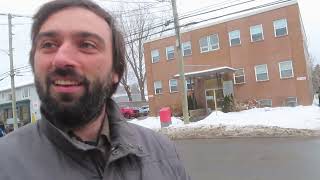 Daniel Chippin member from the Synagogue in Fredericton chat with media [upl. by Aillicec]