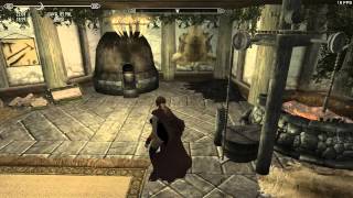 Skyrim mod  HDT Cloaks [upl. by Lenrad328]