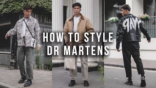 How To Style Dr Martens 1461  Mens Fashion Lookbook [upl. by Carthy]