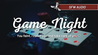 Taking care of you when you faint  Game Night ♥️  Boyfriend Roleplay Audio [upl. by Zerep910]