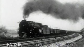 Steam Locomotives In Action on the Pennsylvania 1954 [upl. by Fennelly]