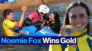 Emotional Moment Noemie Fox Wins Olympic Gold [upl. by Akeinahs608]