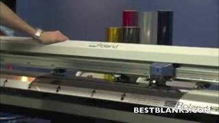 How To Cut Window Tint Patterns with ROLAND GX400 Vinyl Cutter [upl. by Anniram]