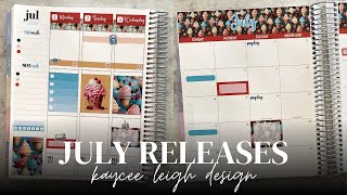 July Sticker Releases  Planner amp Budget Stickers  NEW Weekly Kit amp Softbound Planner Stickers [upl. by Lebazej]