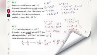 Part 1 Pembahasan Soal Termodinamika [upl. by Enyahs784]