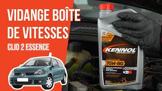 Comment Vidanger la boîte de vitesses Clio 2 14 16V 🛢 [upl. by Anidam]