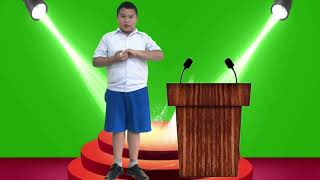 Grade 5 Oratorical Speech [upl. by Ibmat556]