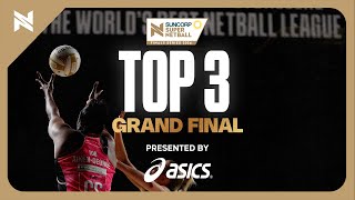 Top 3 Plays of the Grand Final  Suncorp Super Netball 2024 [upl. by Moritz]