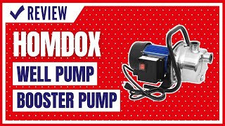 Homdox 16HP Stainless Shallow Well Pump Booster Pump Review [upl. by Saffian]