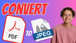 How to Convert PDF to Jpg [upl. by Aimekahs]