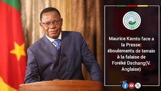 Prof Maurice Kamto Press Conference on the Dschang Landslides incident [upl. by Eelah]