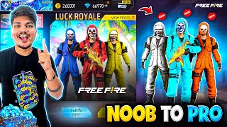 Free Fire Criminal Royale All Criminals In One Spin😍💎 Best Noob To Pro Garena Free Fire [upl. by Brnaby]