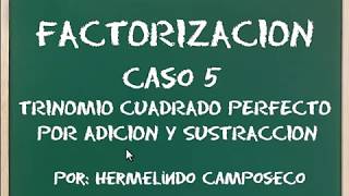 Factorizacion CASO 5 [upl. by Airemaj243]