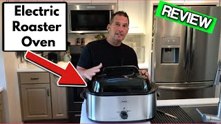 Roaster Oven 24Qt Electric Roaster Oven Turkey Roaster REVIEW [upl. by Kiersten]