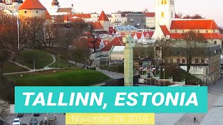 Tallinn Estonia Webcam City View Today [upl. by Hadeehsar]