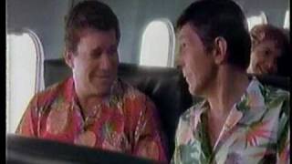 William Shatner amp Leonard Nimoy for Western Airlines 1985 [upl. by Kaine618]