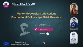 2024 Introduction to Marie SklodowskaCurie Actions Postdoctoral Fellowships [upl. by Shih]