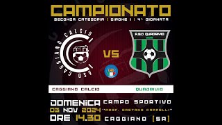 Caggiano calcio vs Quadrivio  03112024 [upl. by Anib914]