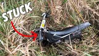 EVERYTHING GOES WRONG Trying To Trail Ride The 2000W MX350 [upl. by Akaya154]