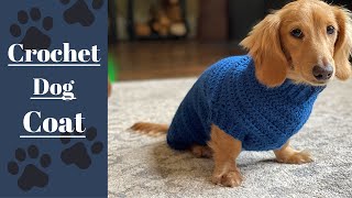 Crochet a Cozy Sweater for your Furry Friend  Easy Pattern amp Tutorial [upl. by Nerrot252]