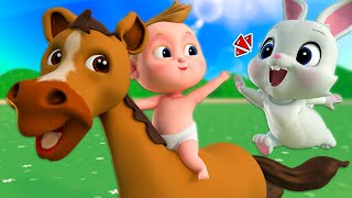 El Baile De Los Animales  Números Y Los Animales  Canciones Infantiles  Moon Moon Kids En Español [upl. by Ahsiled]