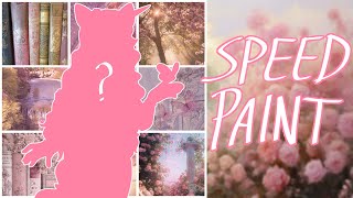 🌷turning moodboards into characters 15  speedpaint [upl. by Retxed]