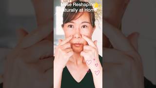 Reshape your Nose Naturally at Home [upl. by Sennahoj]