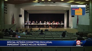 Missouri House committee on illegal immigration holds hearing in Kansas City [upl. by Windy918]