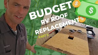 RV Membrane Roof Replacement Prepping the Roof [upl. by Niamjneb744]