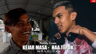 KEJAR MASA x HAA TEPOK Parody Cover  HAIRIE Official Music Video HD [upl. by Annayk]