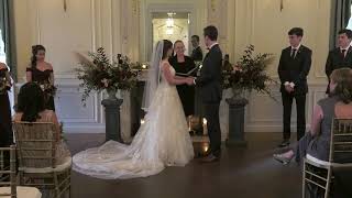 Glen Manor House in Portsmouth RI Wedding Ceremony [upl. by Atthia]