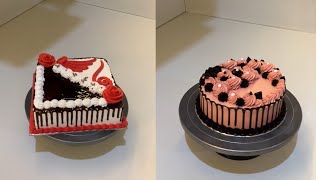 Beautiful Design Cake Decorating cake viralvideo [upl. by Ilka488]