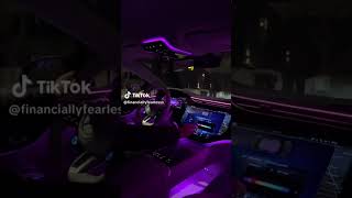 mercedes aesthetic interior fyp amg drive night viralvideo [upl. by Aehtla94]