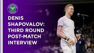 Denis Shapovalov Third Round PostMatch Interview  Wimbledon 2021 [upl. by Fahland]