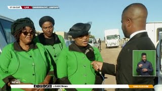 Pig Farm Murders  Maria Makgato funeral under way at Kotishing village [upl. by Elitnahc284]