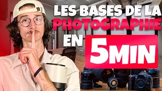 LES BASES DE LA PHOTOGRAPHIE  en 5 min [upl. by Rubia]