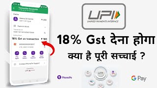 18 Gst on UPI Digital Payment  Credit card  Debit card  Net banking [upl. by Atikahc861]