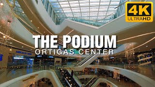 The PODIUM Mall Ortigas Center  Walking Tour 4K UHD [upl. by Hniht]