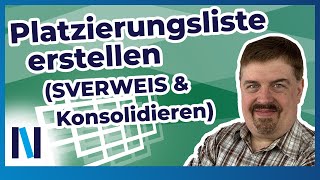 Excel 2019 So erstellst Du eine Platzierungsliste mit SVERWEIS amp Konsolidieren [upl. by Ativel]